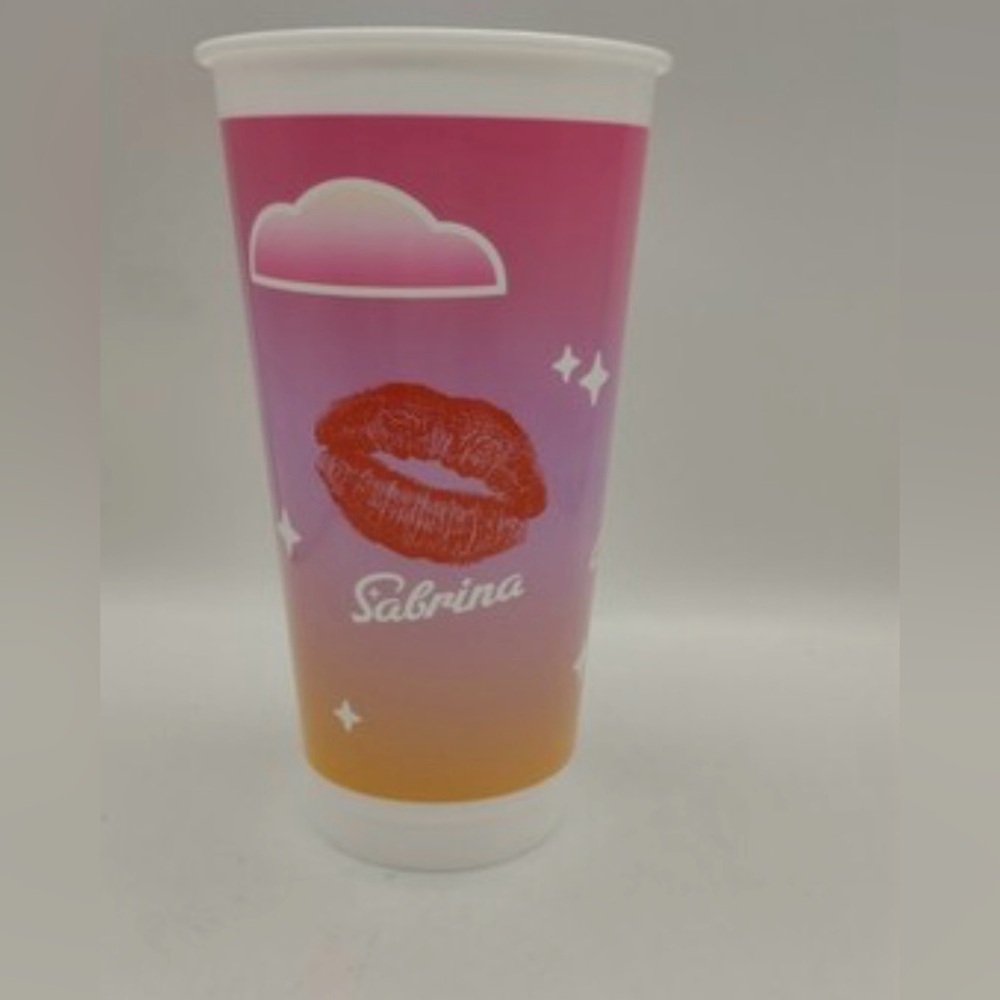 ✨️Sabrina Carpenter Dunkin Donuts Exclusive Limited Edition Cup "No Lid" New✨️